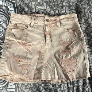 American eagle denim skirt